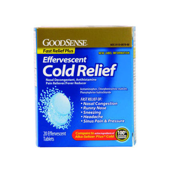 Picture of Effervescent cold relief tablets 20 ct.