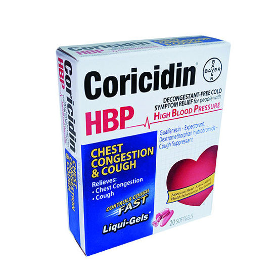 Picture of Coricidin HBP liqui-gels 20 ct.