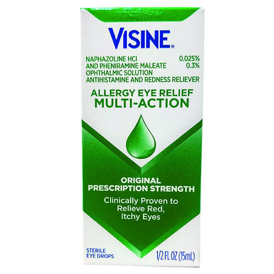 Picture of Visine eye allergy relief eye drops  0.5 fl. oz.