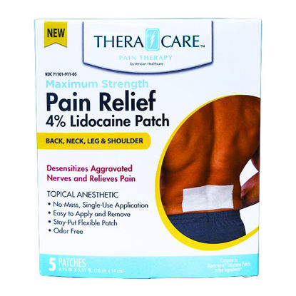 Picture of Pain relief lidocaine patches 5 ct.