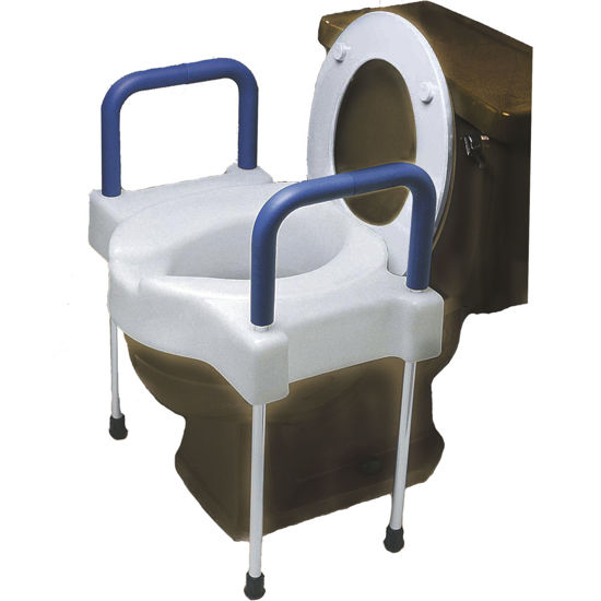 Picture of Bariatric Extra Wide Elevated Toilet Seat with Legs