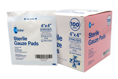 Picture of Gauze pads 4 in. x 4 in. 100 ct.